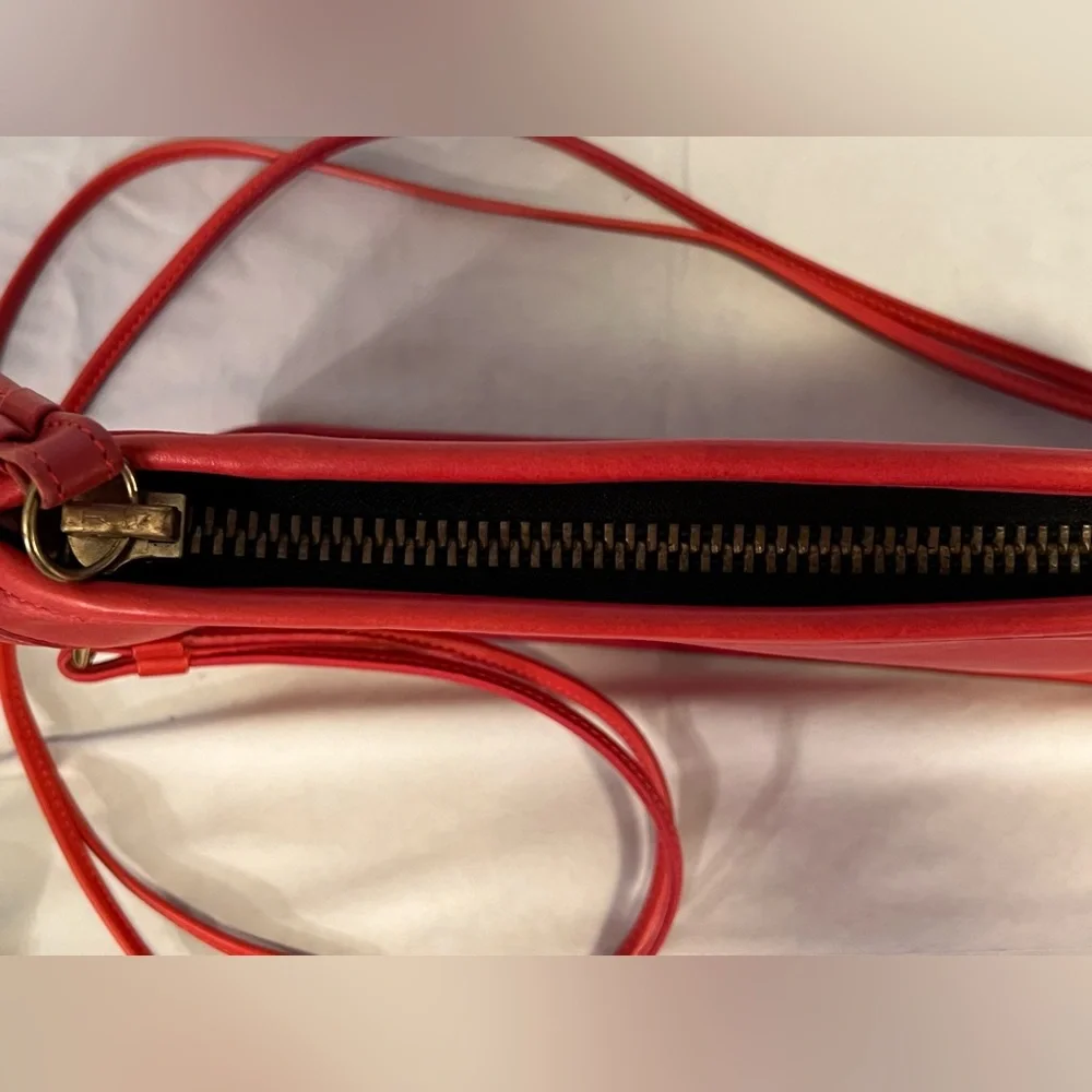 Coach Vintage 4106 Red Leather Women's Bag/Clutch, detachable straps - Picture 8 of 10